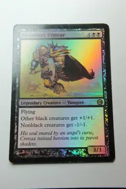 MTG Ascendant Evincar x1-Foil -Duels of the Planeswalkers-Mod/Hvy Play - Image 1