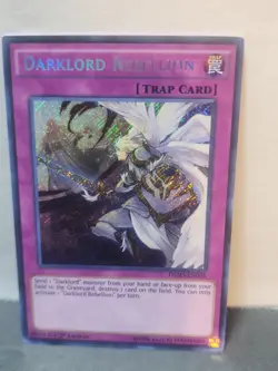 Yugioh! Darklord Rebellion - DESO-EN036 - Secret Rare - 1st Edition Near Mint, E - Image 1