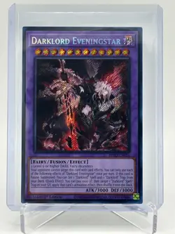 Yugioh Darklord Eveningstar BPRO-EN036 Secret Rare 1st Edition NM - Image 1