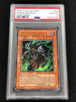 Yugioh 2003 Exodia Necross DCR-020 PSA 10 Ultra Rare - Image 1