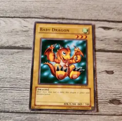 Yu-Gi-Oh! TCG Baby Dragon Metal Raiders MRD-061 Unlimited Common LP - Image 1