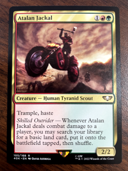 MTG - Atalan Jackal 105/168 - Universes Beyond: Warhammer 40,000 Regular - NM - Image 1