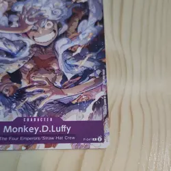 Bandai One Piece CCG Monkey.D.Luffy P-041 Promo Character Regular 12000 Power - Image 5