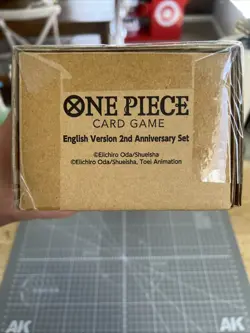 One Piece TCG Card Game 2nd Year Anniversary Set English Edition New & SEALED - Image 1