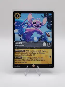 Disney Lorcana Winterspell 191/204 Angel Experiment 624 New Legendary Cold Foil - Image 1