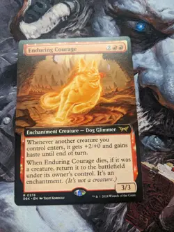 Enduring Courage (Extended Art) Duskmourn: House of Horror Regular - Image 1