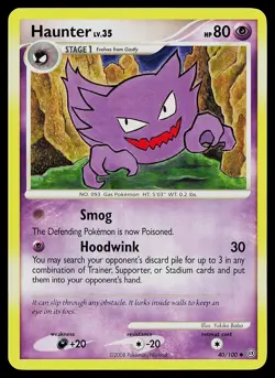 Pokemon Card - Haunter Stormfront 40/100 Uncommon - Image 1