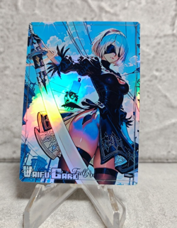 Nier Automata Trading Card Waifu Goddess Story Anime Girl holo Karte Manga Full - Image 1