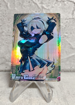 Nier Automata Trading Card Waifu Goddess Story Anime Girl holo Karte Manga Full - Image 1