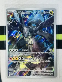 Pokemon TCG Holo Full Art N’s Zekrom Promo Card #31 Mint - Image 1