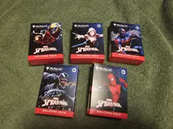 SDCC 2025 Magic The Gathering MTG Spider-Man Welcome Deck Complete Set Unopened - Image 2