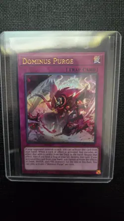 Dominus Purge Trap Card Maze of Muertos 1st Edition Ultra Rare MZMU-EN125 2024 - Image 1