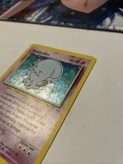 Pokemon TCG Wobbuffet Neo Discovery Holo Card 16/75 Unlimited Rare, LP/MP, Swirl - Image 2