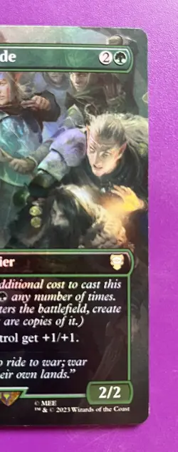 mtg lotr Galadhrim Brigade borderless - Image 2
