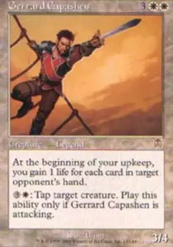 1 x Gerrard Capashen - Apocalypse - Heavy Play - MTG - Image 1