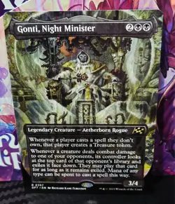 magic the gathering - Gonti, Night Minister - Legendary Creature - Aetherborn - Image 1