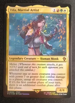 MTG Final Fantasy - Tifa, Martial Artist - Foil Mythic - Image 1