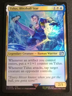 MTG Final Fantasy - Tidus, Blitzball Star - Foil - Image 1