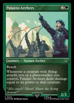 Palazzo Archers - Foil Etched ACR NM MTG - Image 1