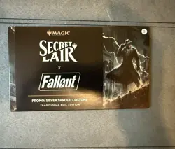 Silver Shroud Costume Fallout Secret Lair Foil MTG - Image 1