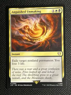 Anguished Unmaking 265 MTG LOTR CommanderTales of Middle-Earth Regular - Image 1