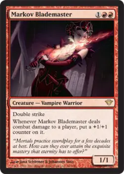 Markov Blademaster X4 (Dark Ascension (2012)) MTG (NM) *CCGHouse* Magic - Image 1