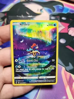 Pokemon Keldeo Ultra Rare Full Art Holo GG07/GG70 Crown Zenith 110 HP - Image 1