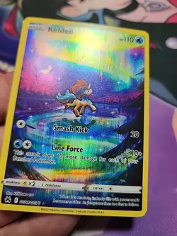 Pokemon Keldeo Ultra Rare Full Art Holo GG07/GG70 Crown Zenith 110 HP - Image 4