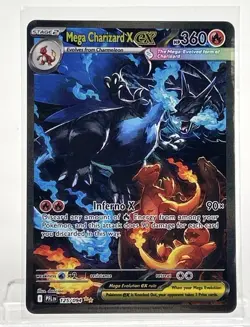 Pokemon Mega Charizard X EX 125/094 Phantasmal Flames Holo SIR Near Mint - Image 1