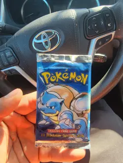 Pokemon Unlimited Base Set Booster Pack Blastoise Artwork - Image 2