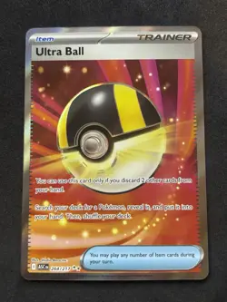 Pokemon Ultra Ball Trainer-Item ASC 264/217 Rare Holo - Image 1