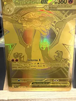 Pokemon TCG Hyper Rare Mega Charizard x Ex 130/094 English Near Mint - Image 1