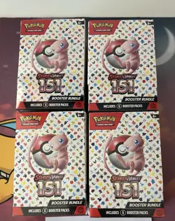 Pokemon TCG 🔥Scarlet & Violet 151 Booster Bundle Lot Of 4 Sealed Bundles - Image 1