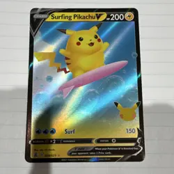 Pokemon Surfing Pikachu V 008/025 Flying Pikachu V 006/025 CelebratioHolo Lot NM - Image 1