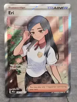 Eri 136/131 Pokemon Prismatic Evolutions Full Art Ultra Rare NM Pokemon TCG B2 - Image 1