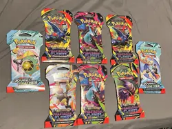 Pokemon TCG- Mega Evolutions Phantasm Flames Sleeved Booster Pack - Image 1