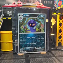 Arbok Temporal Forces Reverse Holo Pokemon TCG 101/162 Scarlet & Violet Common - Image 3