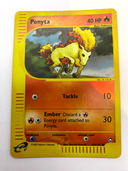 Pokemon Card - Reverse-Holo Ponyta 102/147 Aquapolis *HP* e-Card Common - Image 1