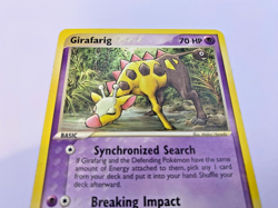 Pokemon Card - Girafarig 16/97 EX Dragon *MP* Rare - Image 3