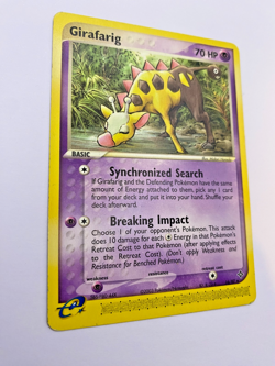 Pokemon Card - Girafarig 16/97 EX Dragon *MP* Rare - Image 4