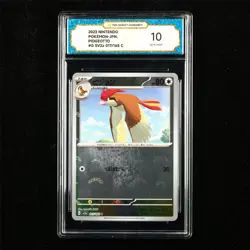 TQG 10 GEM MINT 2023 Pokemon JPN Pidgeotto 017/165 C - Image 2