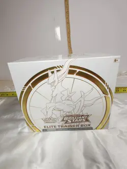 NIB POKEMON Sword & Shield Brilliant Stars ELITE TRAINER BOX Factory Sealed TCG - Image 1