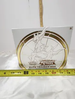 NIB POKEMON Sword & Shield Brilliant Stars ELITE TRAINER BOX Factory Sealed TCG - Image 2