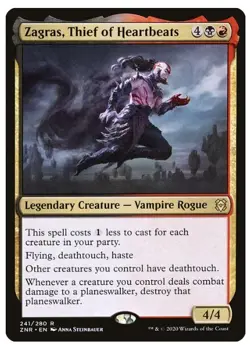 NM Zagras, Thief of Heartbeats, MTG, Zendikar Rising, Magic the Gathering, 241 - Image 1