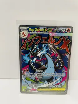 Pokemon Phantasmal Flames MEGA CHARIZARD X EX 023 Black Star Promo - Image 3