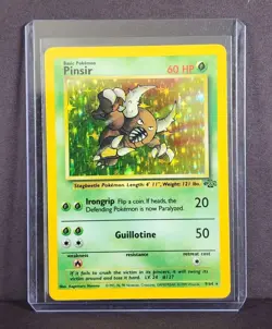 Pinsir 9/64 - Holo Rare - Jungle Set - 1999 Pokemon WOTC Vintage LP - FREE SHIP - Image 1