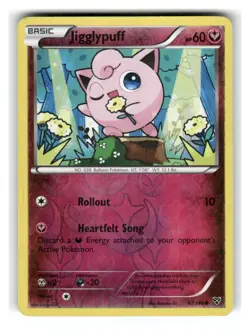 Jigglypuff 87/146 Common XY Pokemon Reverse Holo Lightly Played - Image 1
