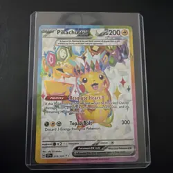 2024 Pokemon Pikachu EX SV Surging Sparks Full Art Ultra Rare #219/191 - Image 1