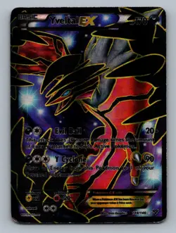 Pokemon Yveltal EX (144 Full Art) XY Base Set #144/146 [MP-/HP+] - Image 1