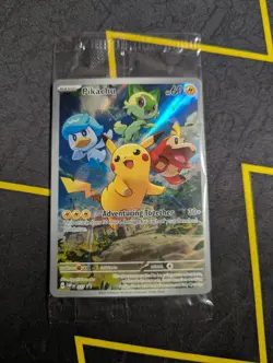 Pokemon TCG Pikachu SVP 027 Black Star Promo Paldea Evolved Sealed NM - Image 1